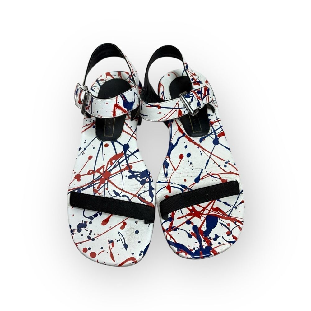 Marc Jacobs Paint Splatter Sandals Size 37